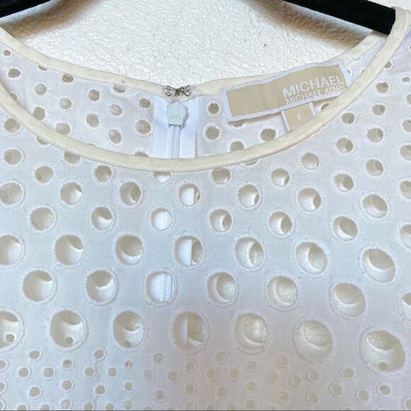 MICHAEL Michael Kors Cotton Eyelet Top Size Small - Picture 5 of 12